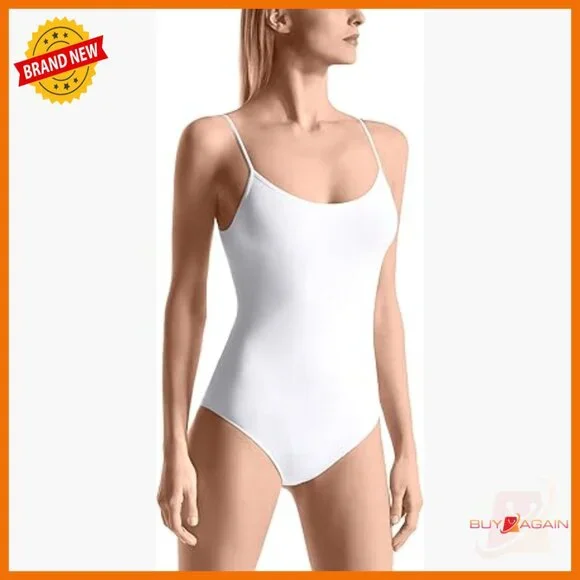 Spaghetti Strap Bodysuit Shapewear Snap Crotch Soft Microfiber - Picture 1 of 2